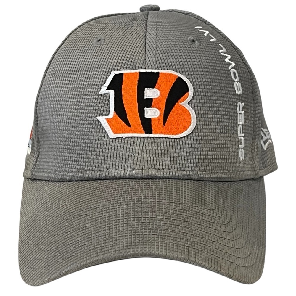 Cincinnati Bengals Super Bowl LVI Adjustable Gray Football Cap by New Era